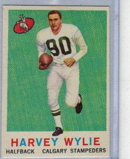 Harvey Wylie #27 Football Cards 1959 Topps CFL