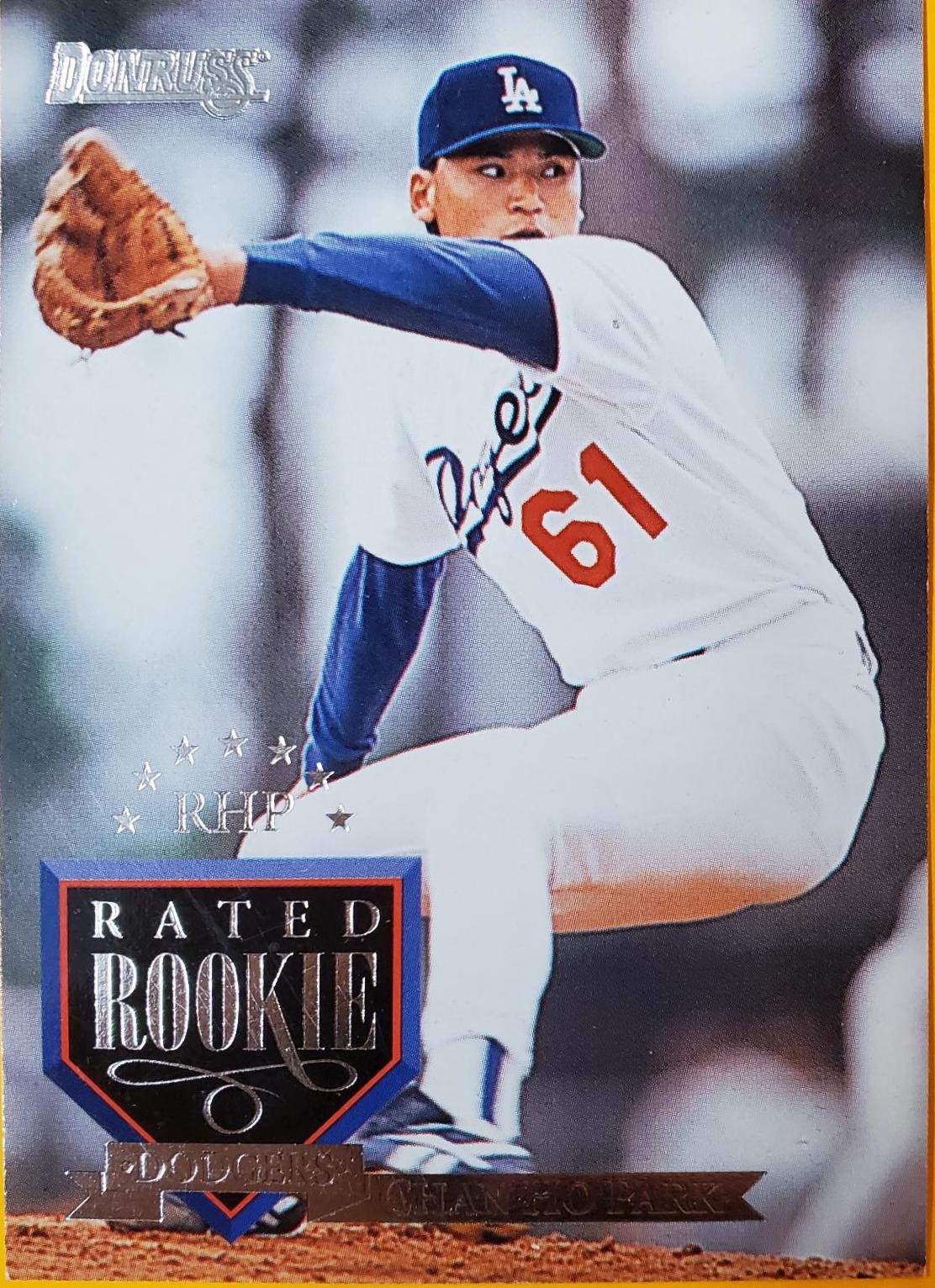 Chan Ho Park #xxx 1995 Donruss Baseball Cards 1994 Donruss
