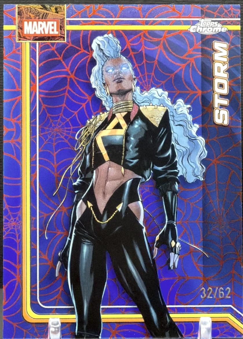 Storm Spider-Web Red/Blue Refractor