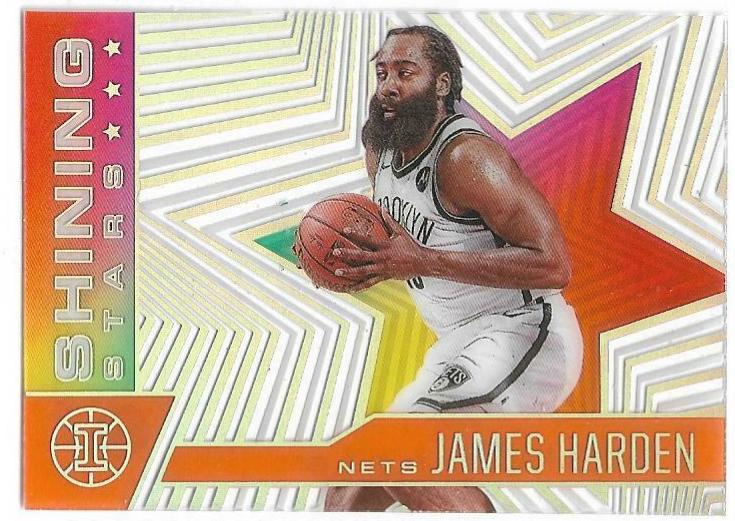 James Harden #6 Basketball Cards 2020 Panini Illusions Shining Stars