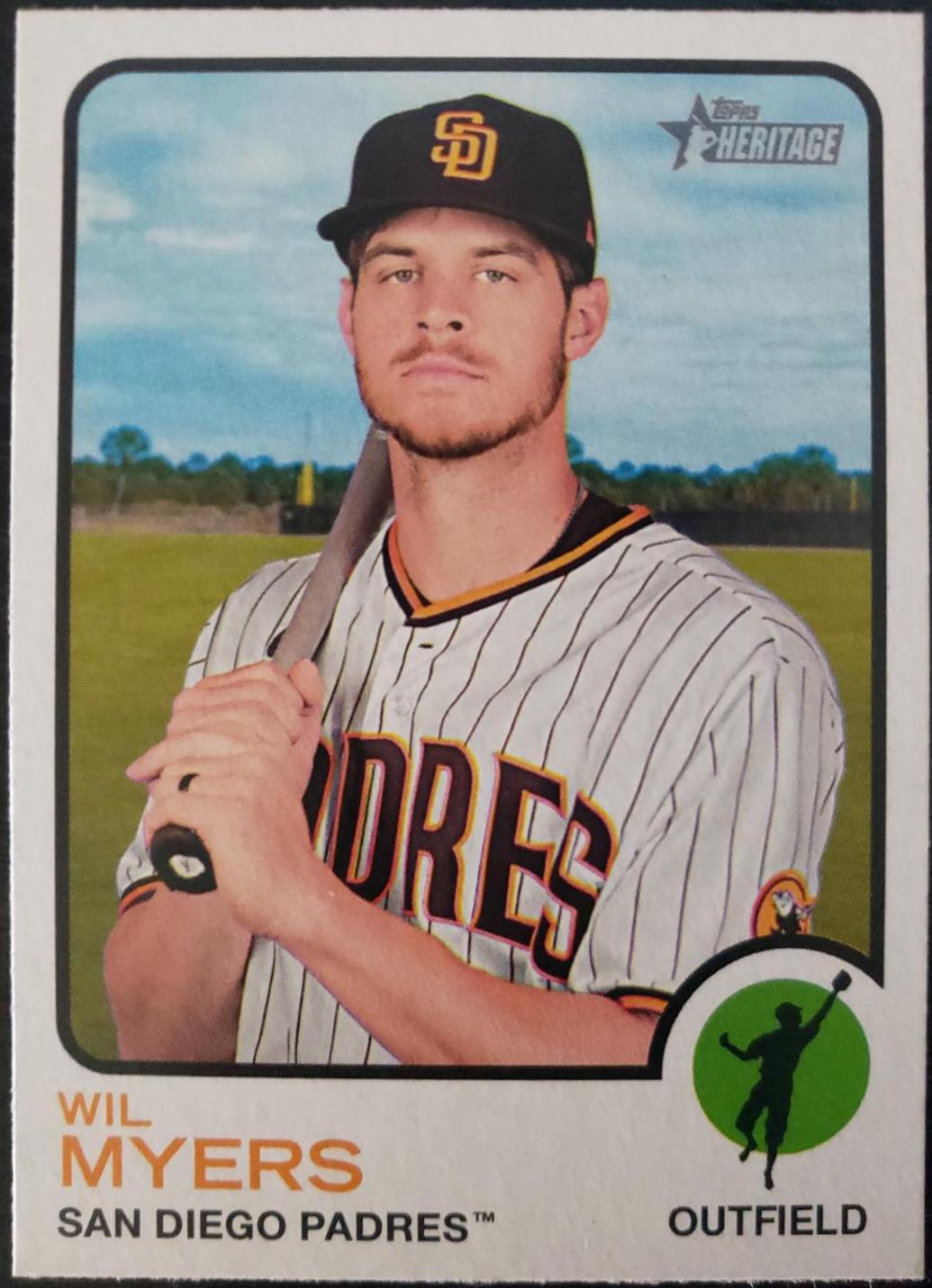 Wil Myers #288 Baseball Cards 2022 Topps Heritage