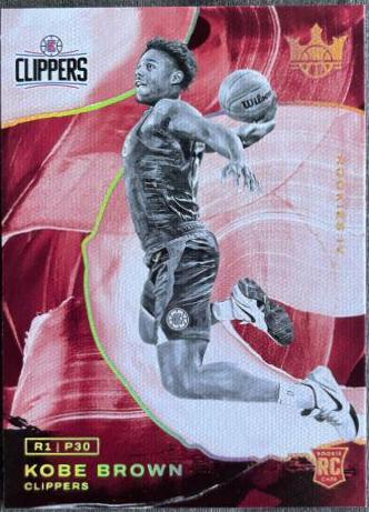 Kobe Brown #190 Basketball Cards 2023 Panini Court Kings