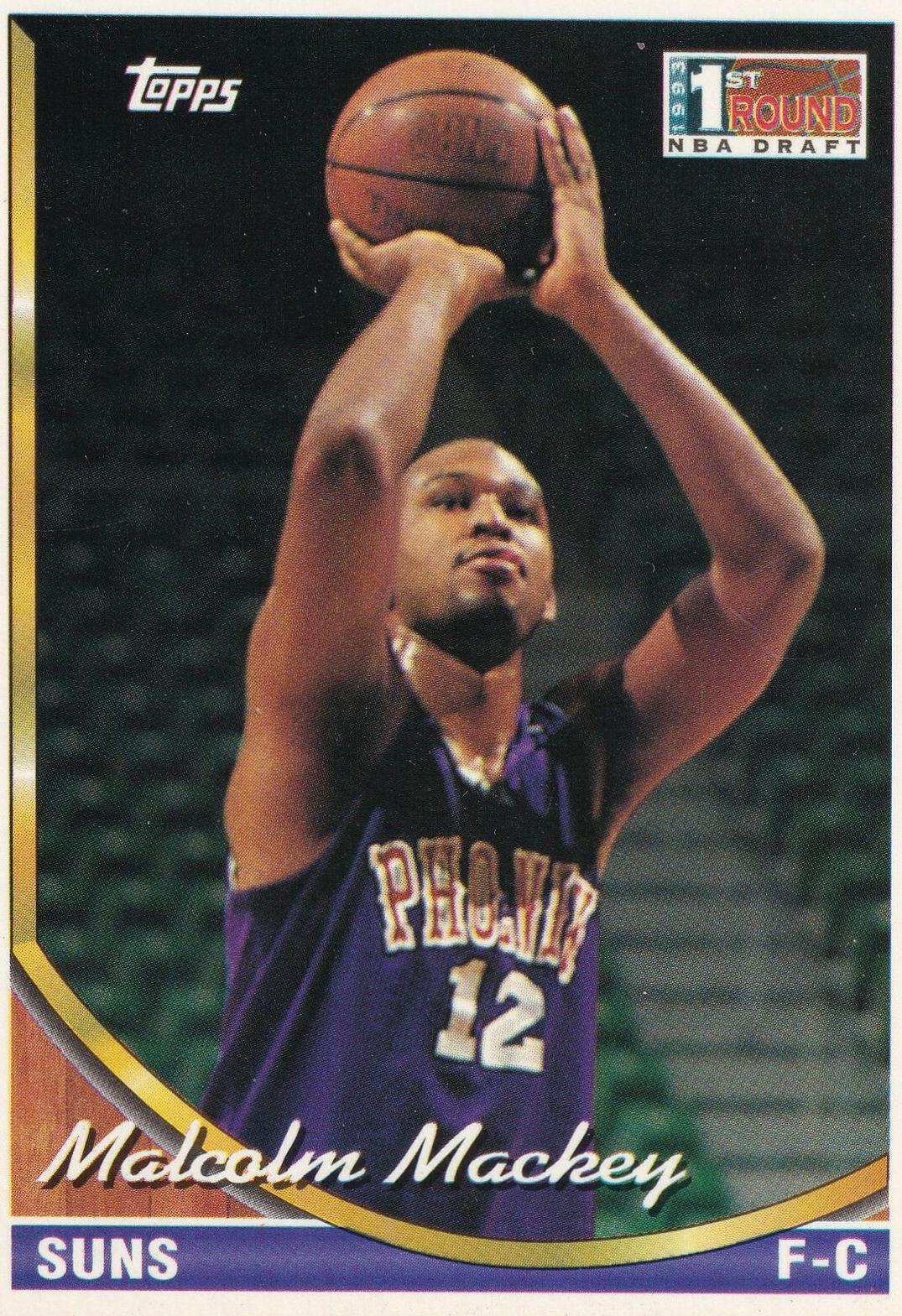 Malcolm Mackey #139 Basketball Cards 1993 Topps