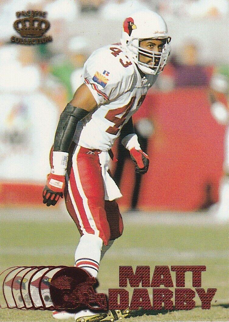 Matt Darby #4 Football Cards 1997 Pacific