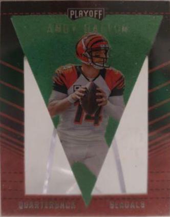 Andy Dalton #9 Football Cards 2016 Panini Playoff Pennants