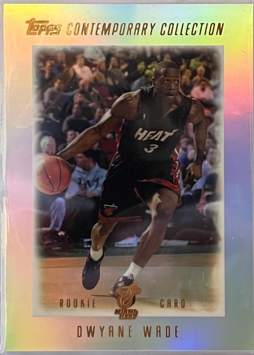 Dwyane Wade #4 Basketball Cards 2003 Topps Contemporary Collection