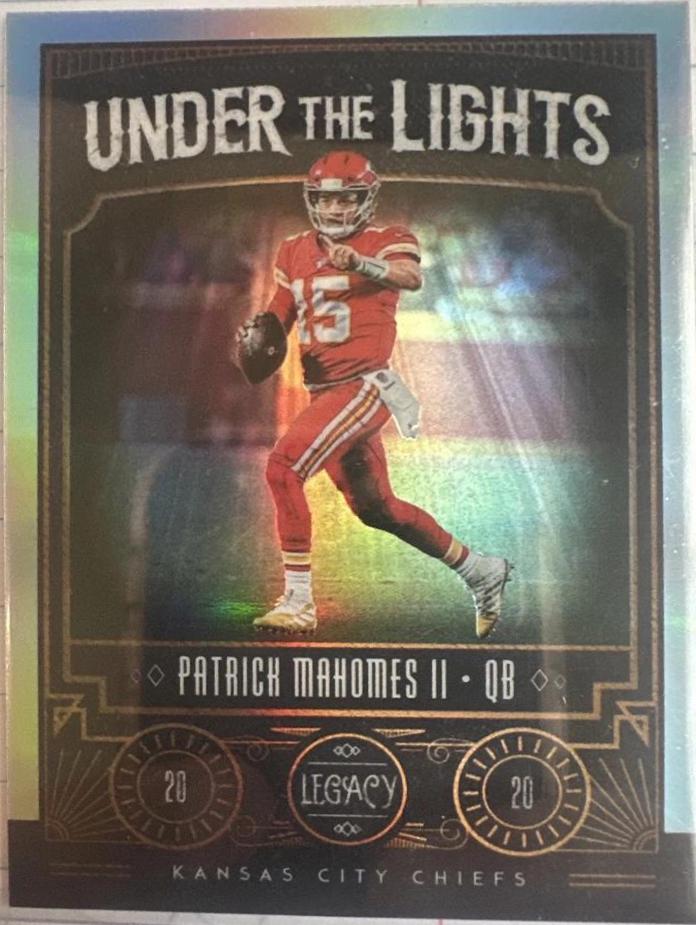 Patrick Mahomes II #UL-PM Football Cards 2020 Panini Legacy Under the Lights