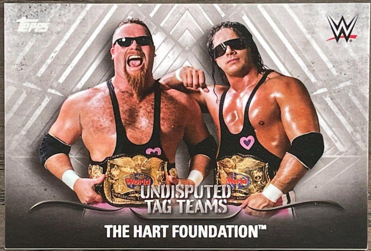 The Hart Foundation #UTT-16 Wrestling Cards 2016 Topps WWE Undisputed Tag Teams
