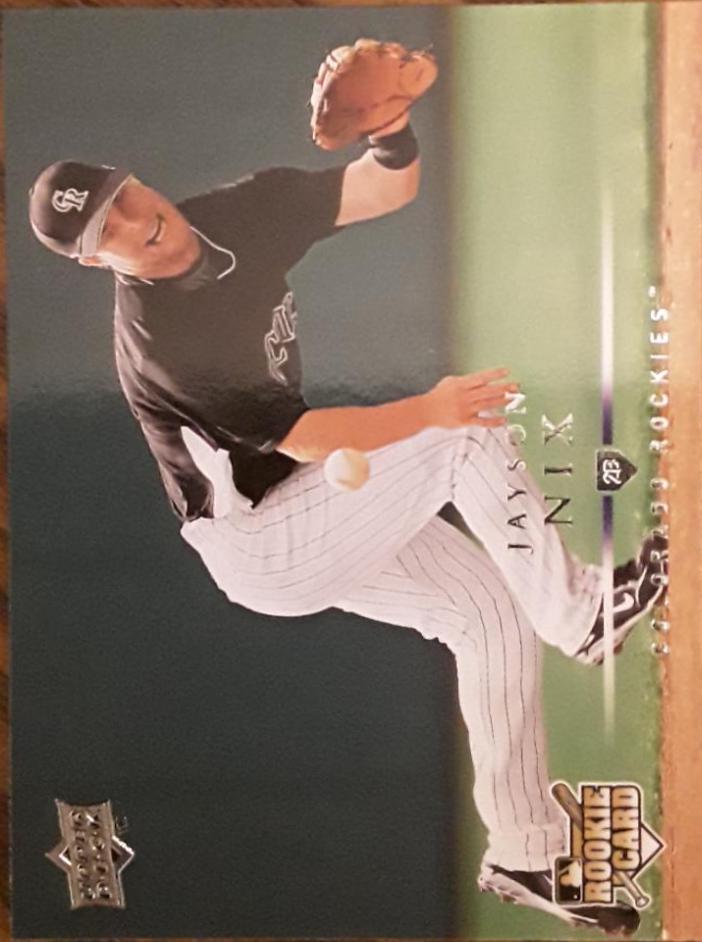 Jayson Nix #489 Baseball Cards 2008 Upper Deck