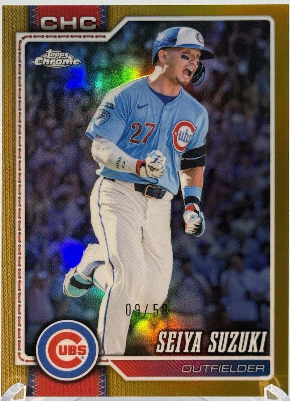 Seiya Suzuki [Gold Refractor] (2026 Topps Chrome)