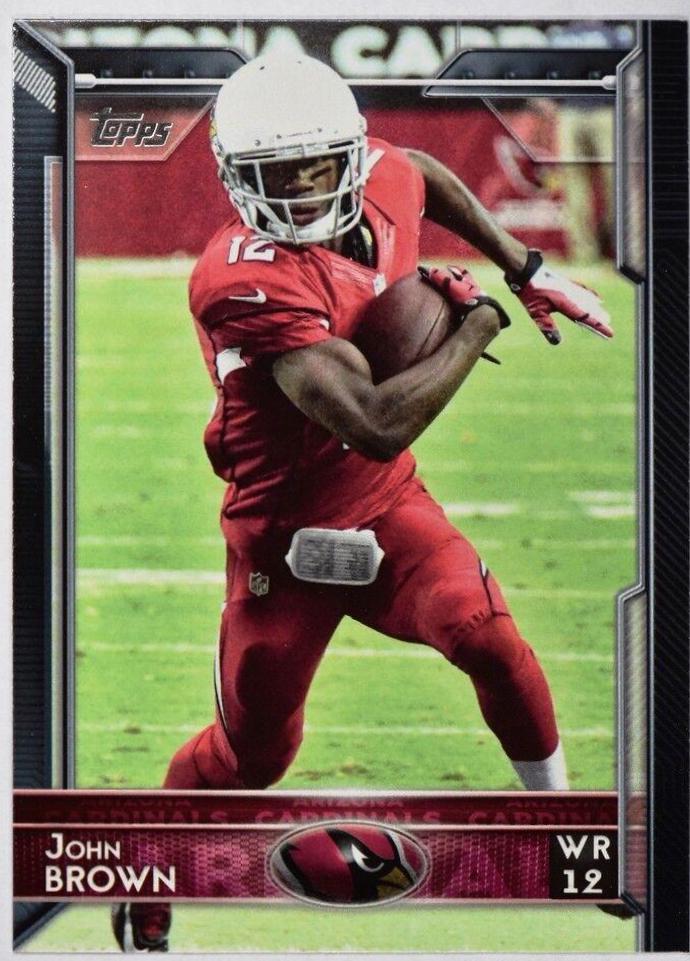John Brown #12 Football Cards 2015 Topps