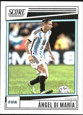 Angel Di Maria #10 Soccer Cards 2022 Panini Score FIFA