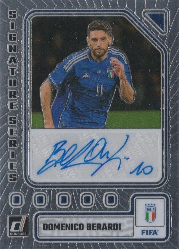 Domenico Berardi #2 Soccer Cards 2023 Panini Donruss Signature Series