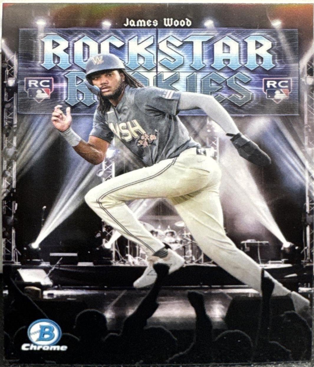 James Wood #RR-11 Baseball Cards 2025 Bowman Rockstar Rookies