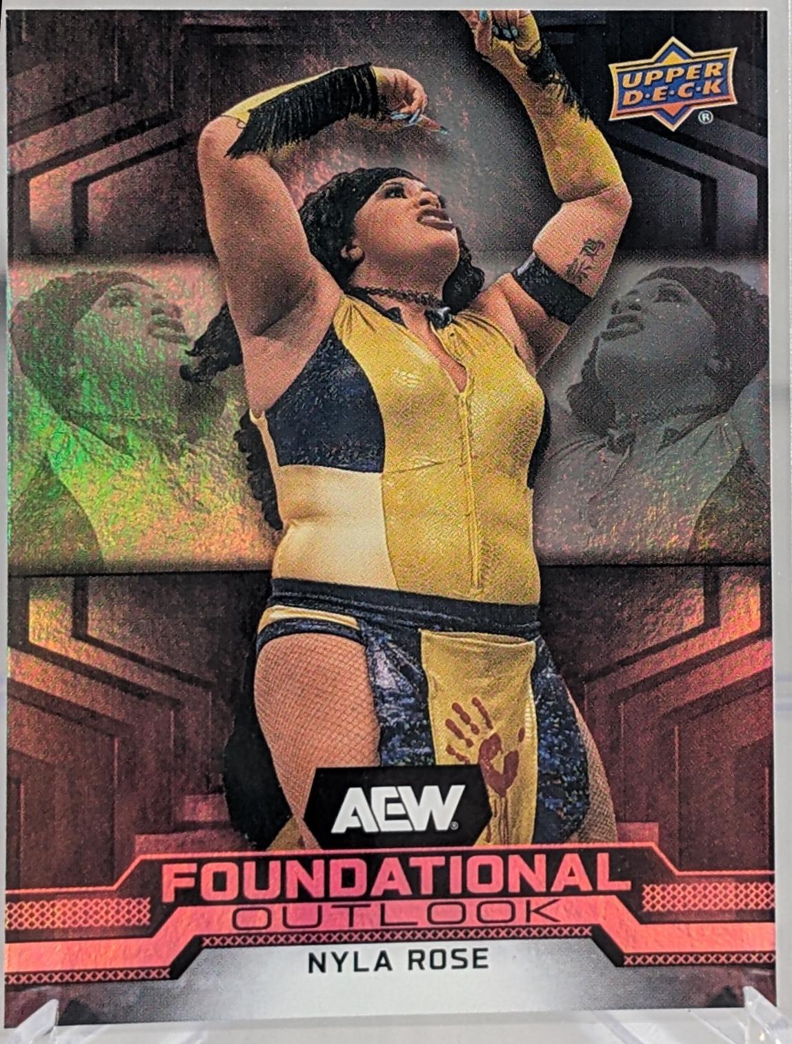 Nyla Rose #FO-18 Wrestling Cards 2025 Upper Deck AEW Foundational Outlook