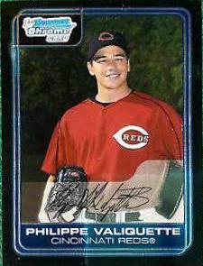 Philippe Valiquette #BC11 Baseball Cards 2006 Bowman Chrome Prospects