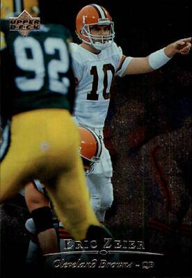 Eric Zeier #7 Football Cards 1996 Upper Deck Silver