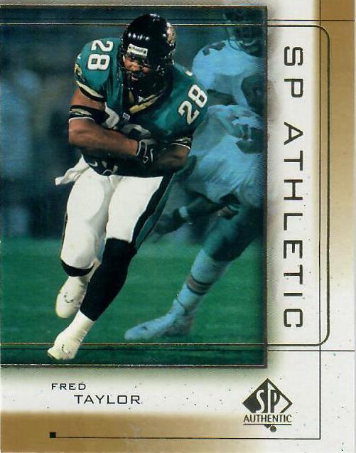 Fred Taylor #A7 Football Cards 1999 SP Authentic Athletic