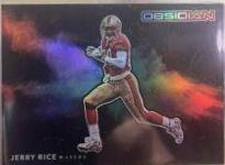 Jerry Rice #CCB-JRI Football Cards 2022 Panini Obsidian Color Blast Black