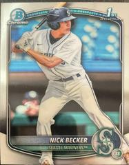 Nick Becker #BDC-100 Baseball Cards 2025 Bowman Draft Chrome Prices