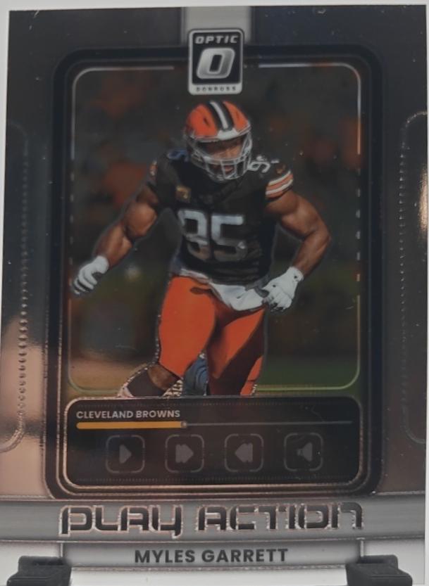 Myles Garrett #13 2025 Panini Donruss Optic Play Action Football
