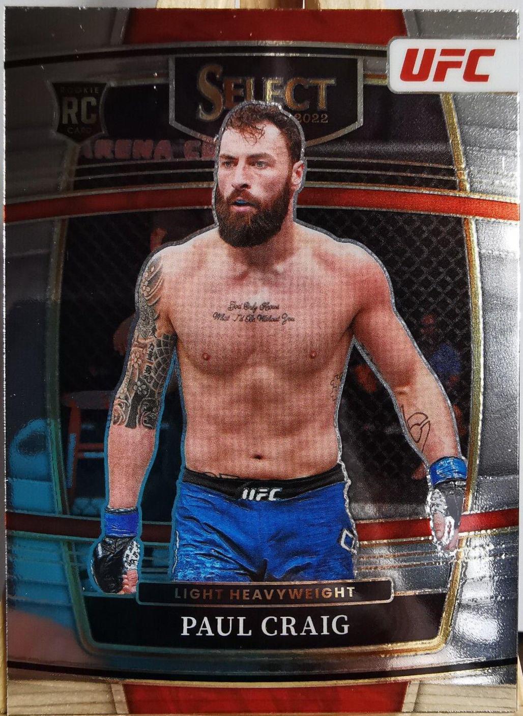Paul Craig #99 Ufc Cards 2022 Panini Select UFC