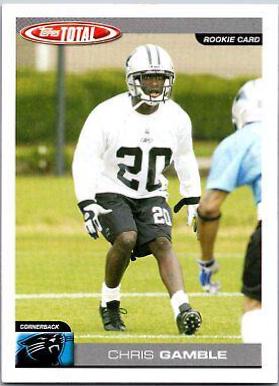 Chris Gamble #376 Football Cards 2004 Topps Total