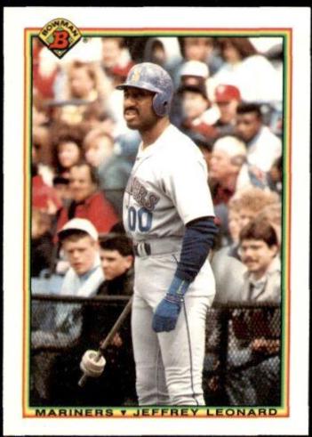 Jeffrey Leonard #472 Baseball Cards 1990 Bowman