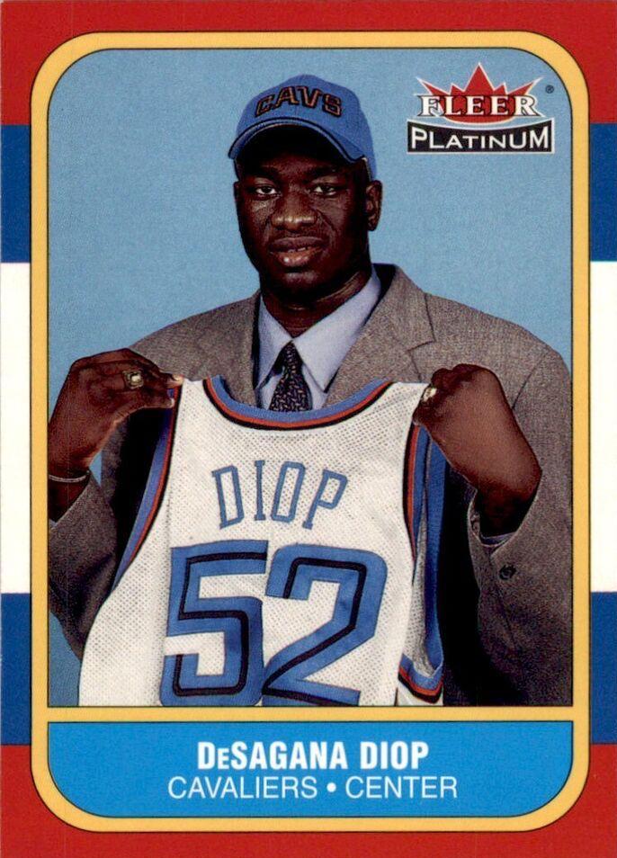 DeSagana Diop #227 Basketball Cards 2001 Fleer Platinum