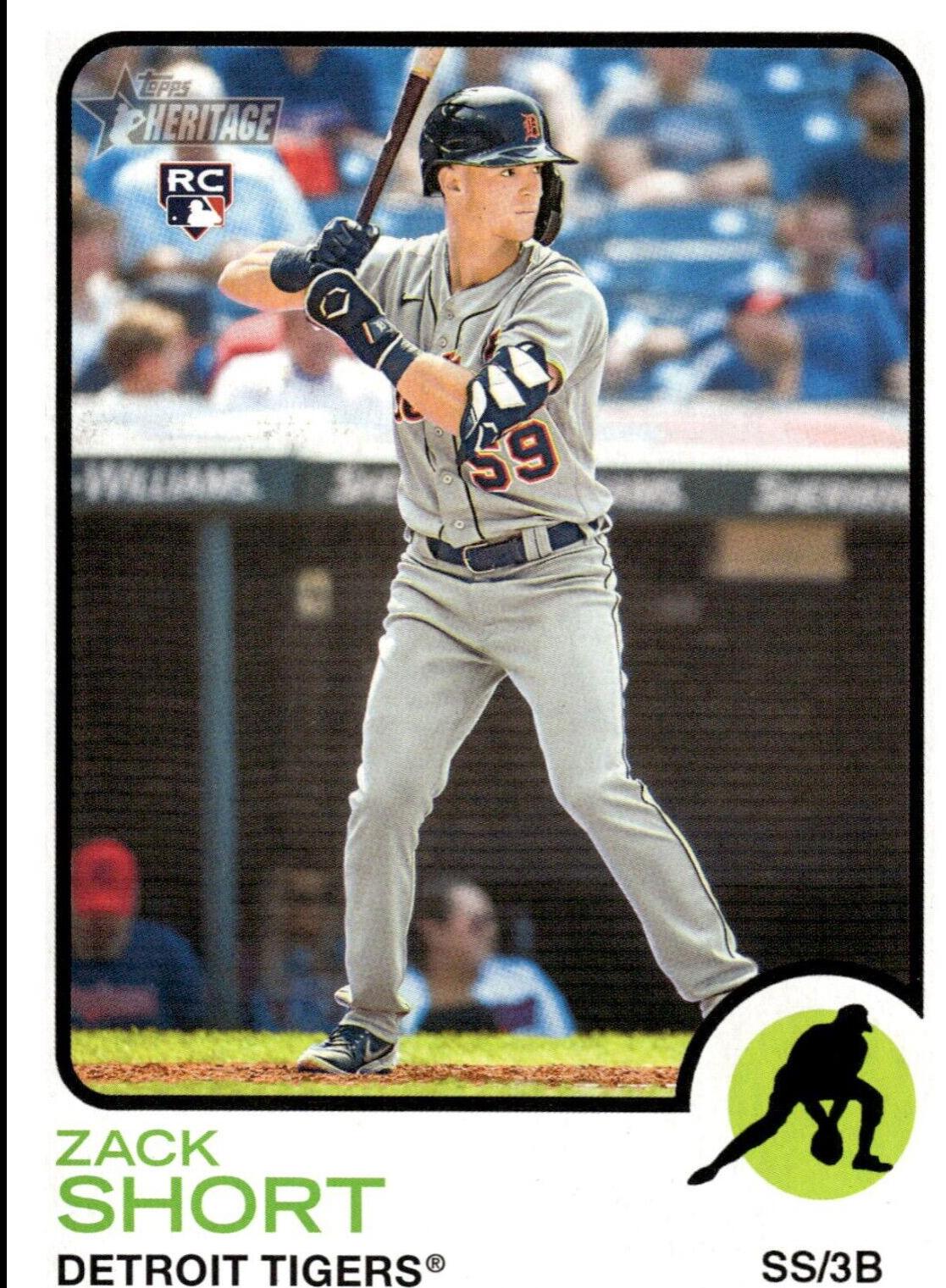Zack Short #626 Prices [Rookie] | 2022 Topps Heritage | Baseball Cards
