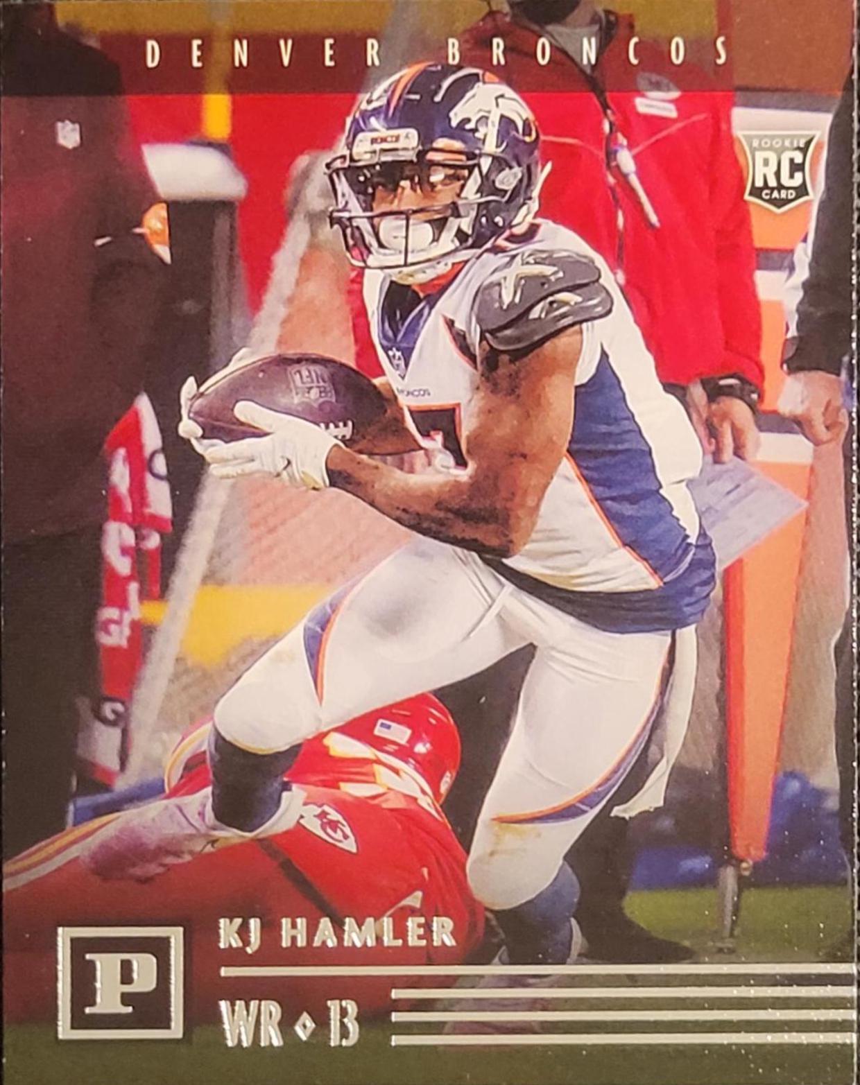 KJ Hamler #PA-25 Football Cards 2020 Panini Chronicles Panini