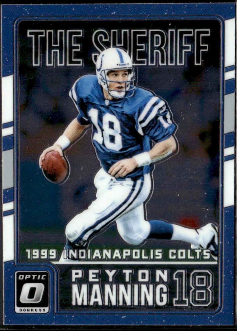 Peyton Manning #2 Football Cards 2016 Panini Donruss Optic Peyton Manning Tribute