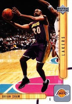 Brian Shaw #80 Basketball Cards 2001 Upper Deck