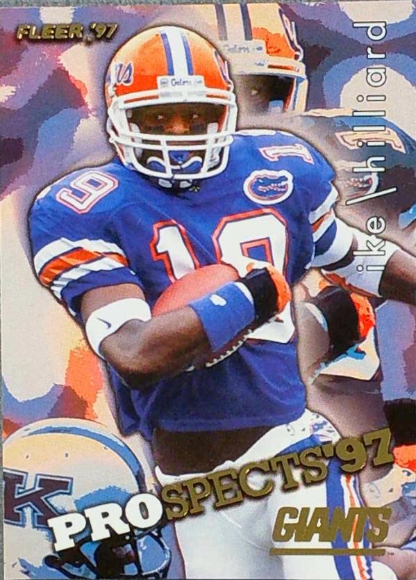 Ike Hilliard #7 1997 Fleer Football Prospects '97