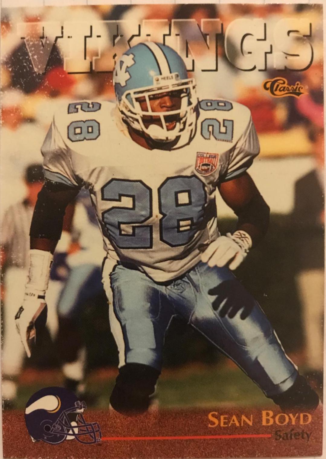 Sean Boyd #96 Football Cards 1996 Classic NFL Draft