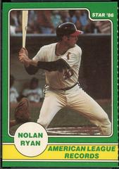 Nolan Ryan [Perforated] #10 Baseball Cards 1986 Star Ryan Prices