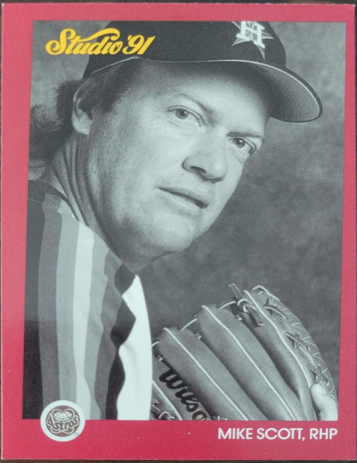 Mike Scott #180 Baseball Cards 1991 Studio
