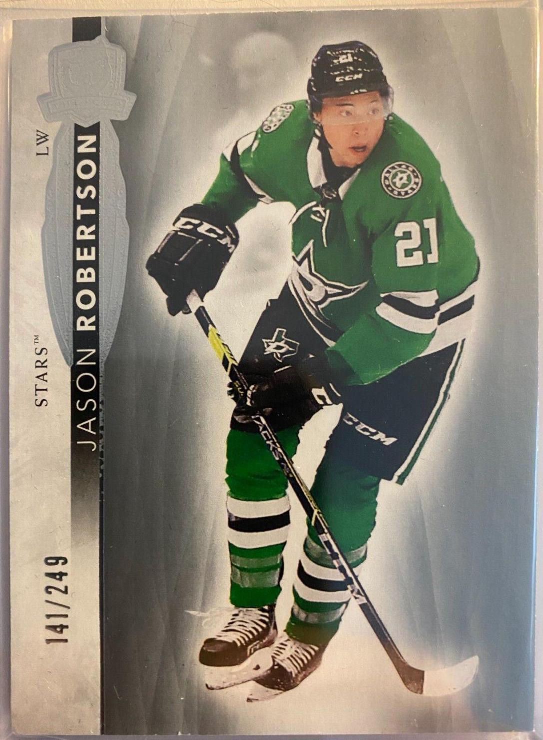 Jason Robertson #4 Hockey Cards 2021 Upper Deck The Cup