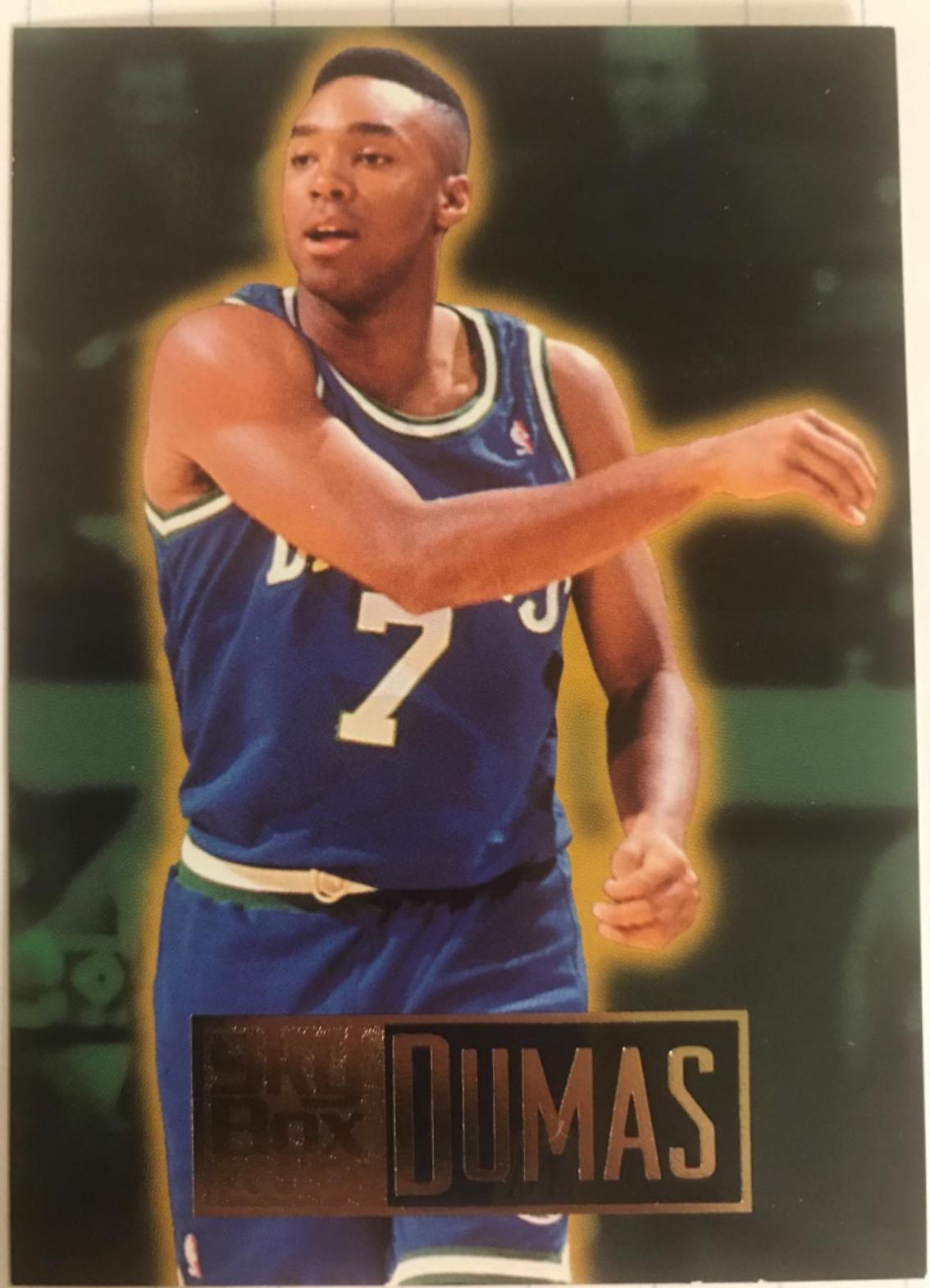 Tony Dumas #220 Basketball Cards 1994 SkyBox Premium