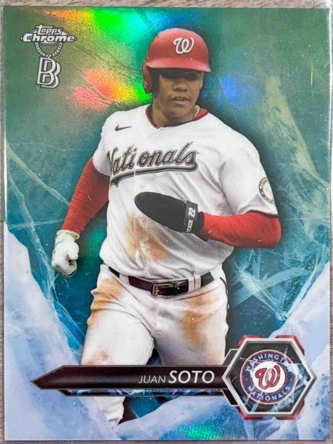 Juan Soto #I-4 Baseball Cards 2021 Topps Chrome Ben Baller Icy