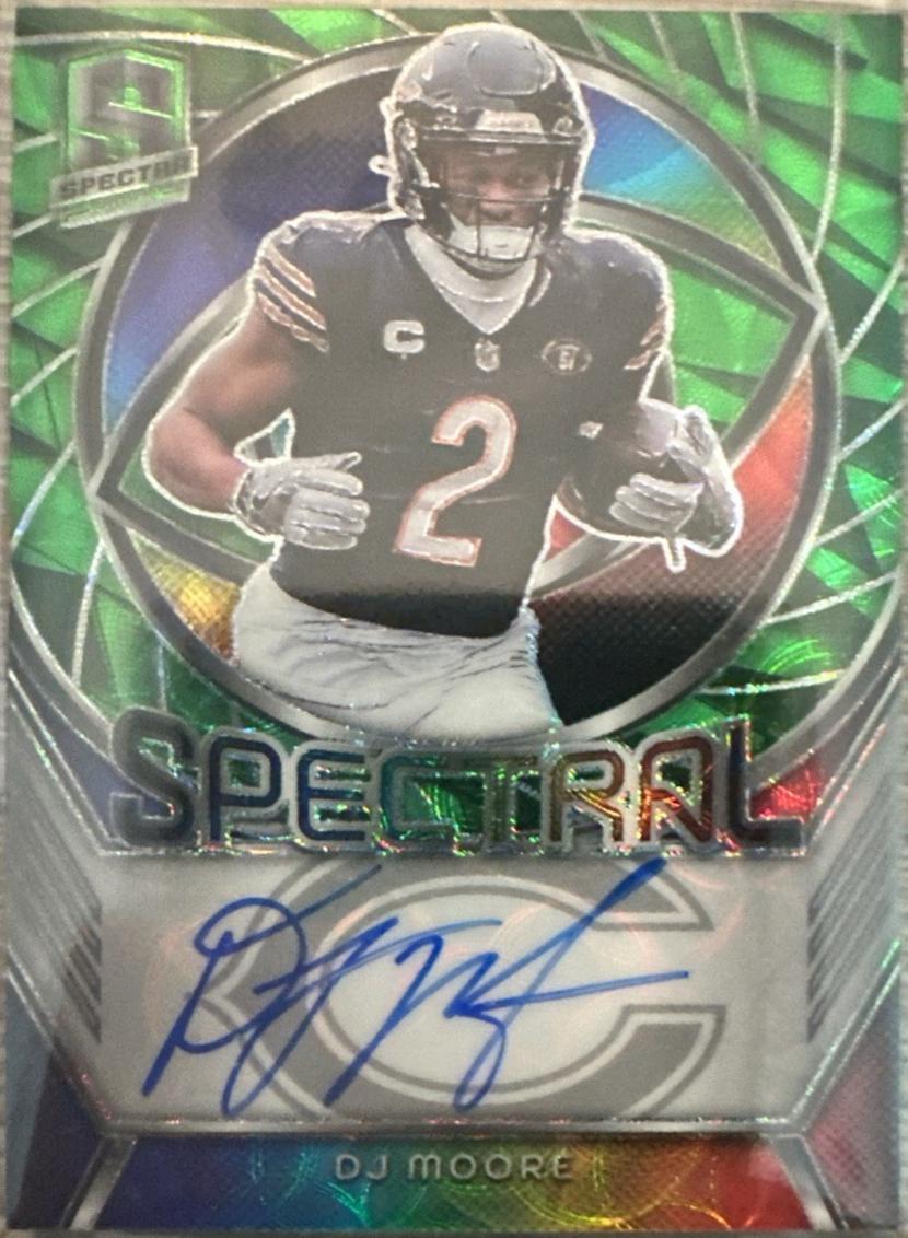 DJ Moore #SS-DME Football Cards 2024 Panini Spectra Spectral Signature