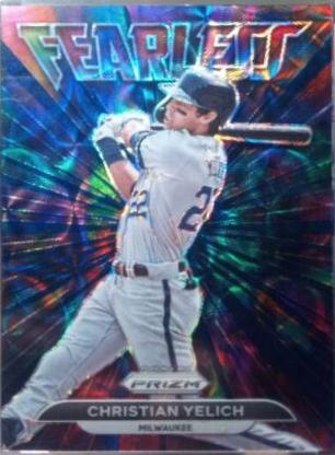 Christian Yelich [Navy Blue Kaleidoscope Prizm] #FL-7