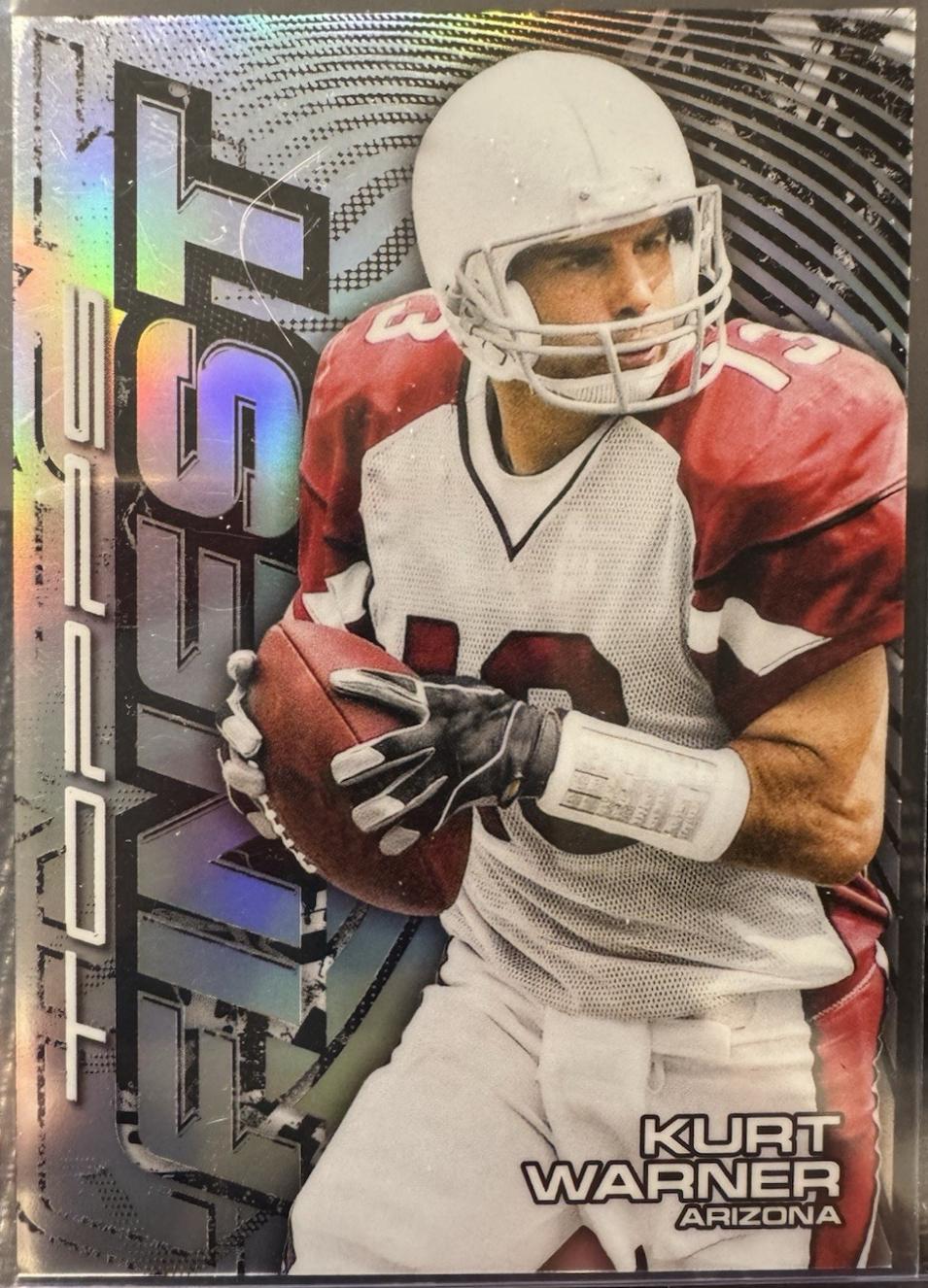 Kurt Warner #MYST-1 Football Cards 2024 Topps Finest Mystery Refractor