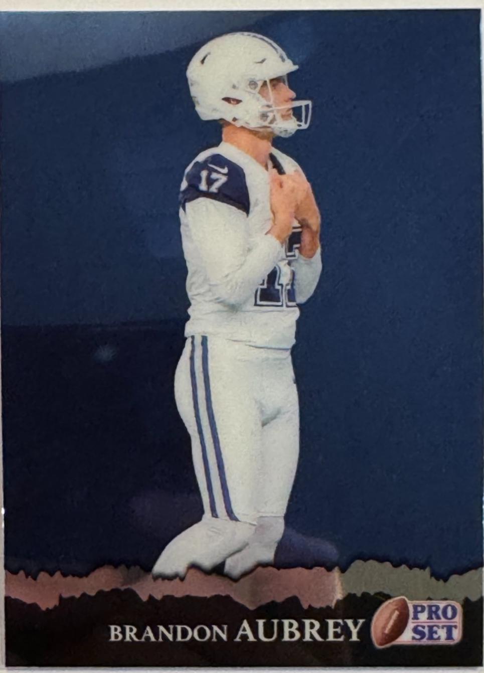 Brandon Aubrey #RB-11 2025 Leaf Pro Set Metal Retro Football