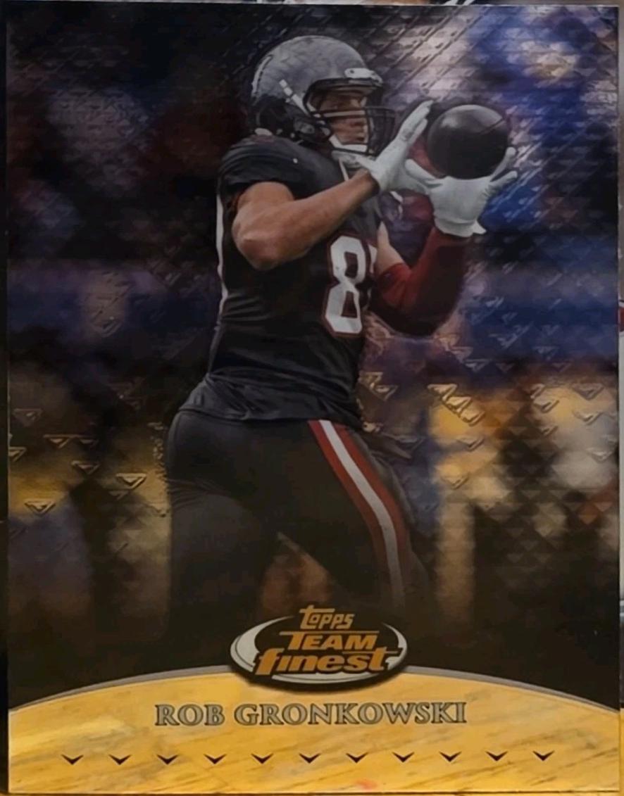 Rob Gronkowski #TF-10 Football Cards 2024 Topps Finest Team Finest