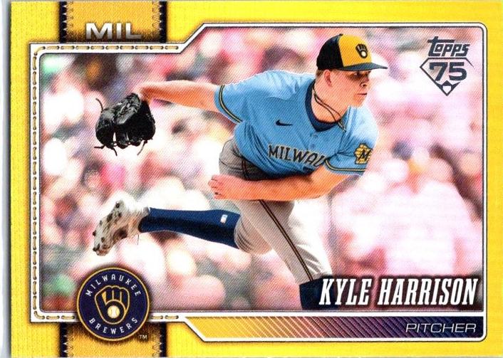 2026 Kyle Harrison [Yellow Rainbow Foil] #670