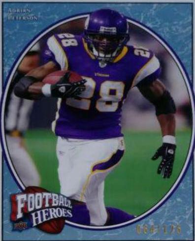 Adrian Peterson #4 Football Cards 2008 Upper Deck Heroes