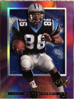 Rae Carruth #3 Football Cards 1997 Skybox E X2000