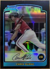 Chris Burke [Refractor] #BDP123 Baseball Cards 2003 Bowman Chrome Draft Picks Prices