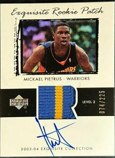 Mickael Pietrus Autograph Patch
